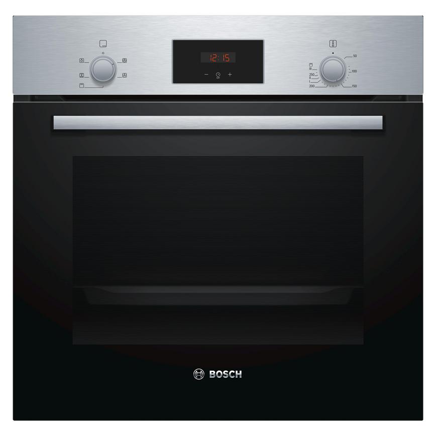 Bosch HHF113BR0B Built In Electric 60cm Stainless Steel Single Oven
