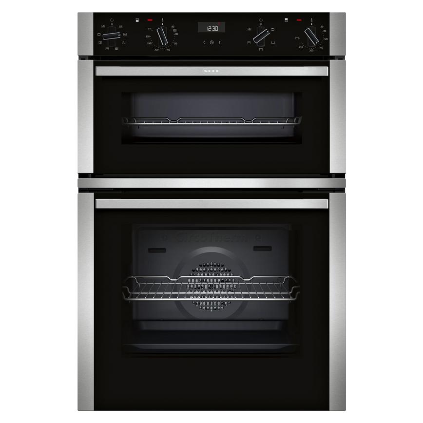 Neff U1ACE2HN0B Built In Electric 60cm Stainless Steel Double Oven