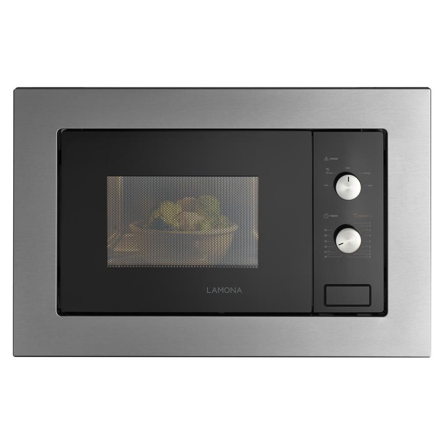 Lamona LAM7300 Built In 60cm Stainless Steel Microwave