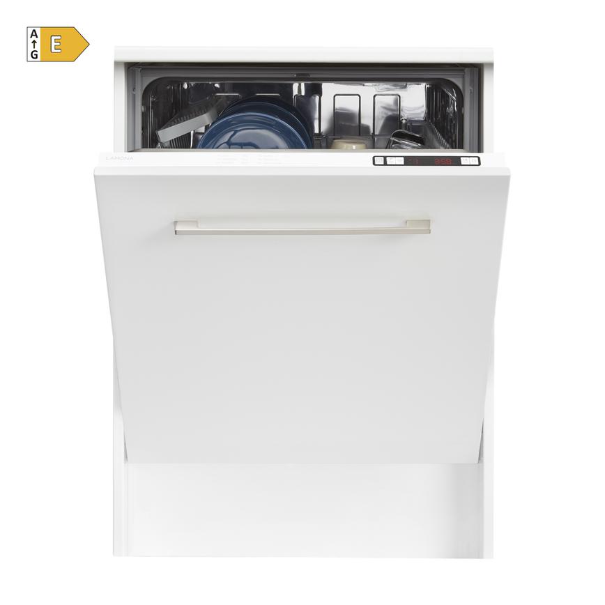 Lamona LAM8607 Integrated Full Size White Control Panel Dishwasher Cut Out with Energy Rating