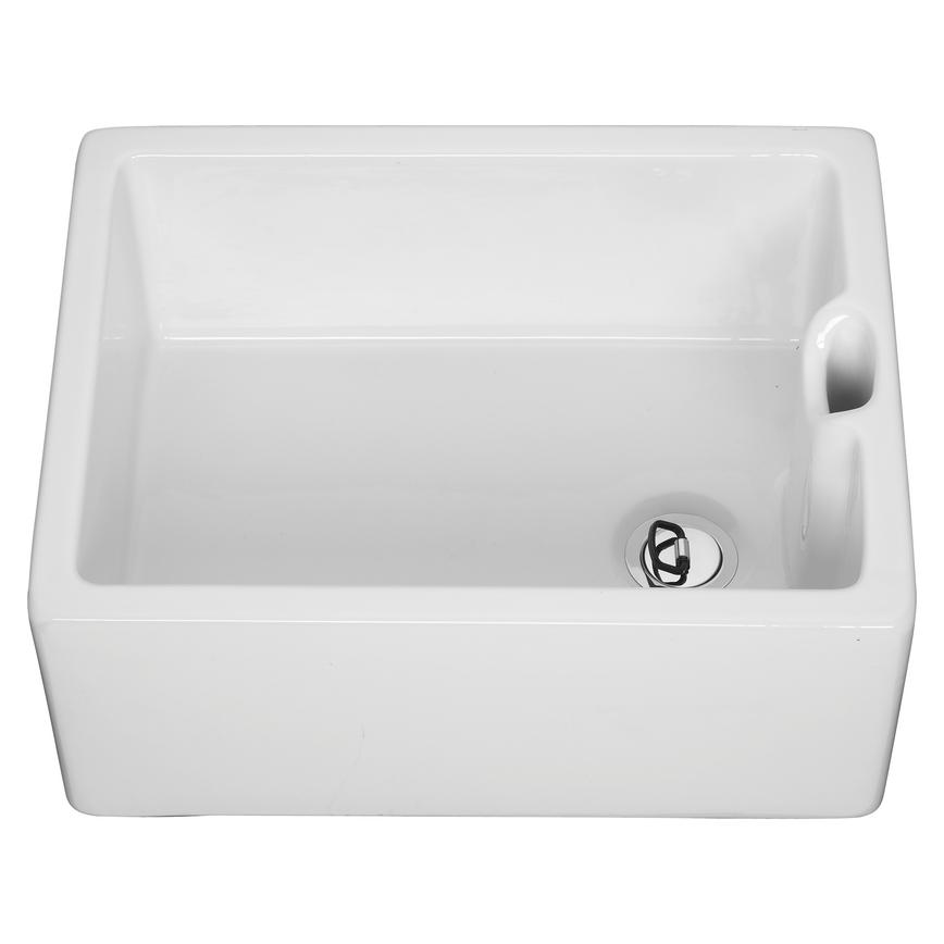 Lamona Single Bowl Belfast Ceramic White Kitchen Sink