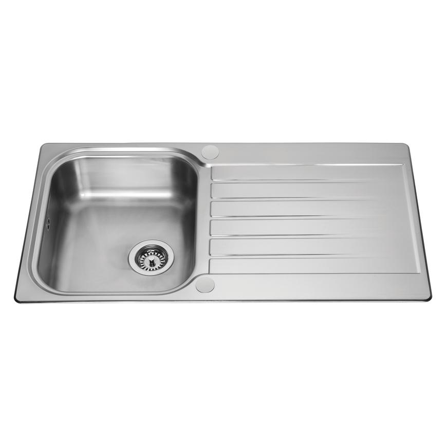 Ashworth Single Bowl Inset Stainless Steel Kitchen Sink