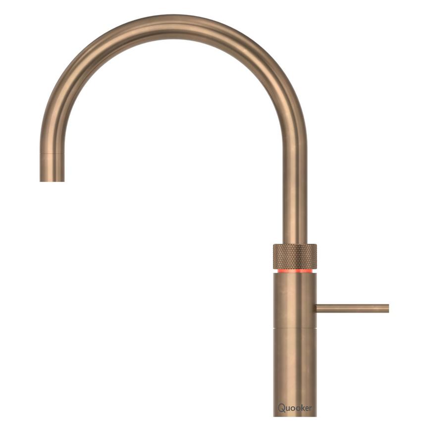 Quooker Fusion Round Patinated Brass Tap