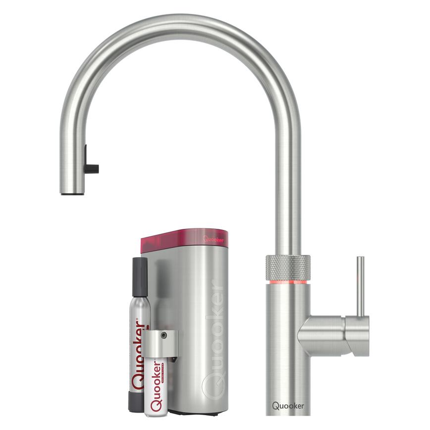 Quooker Flex PRO3 Stainless Steel 5 in 1 Boiling Water Tap