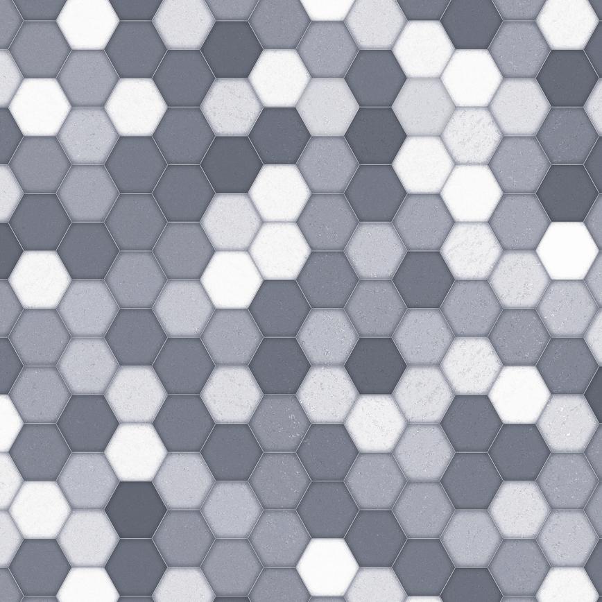 Honeycomb Grey Backboard Swatch
