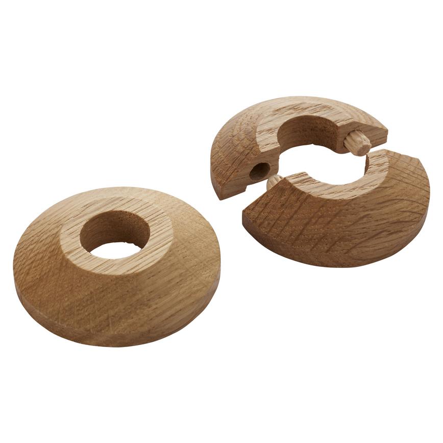 F Solid Oak Pipe Rose (Pack of 2)