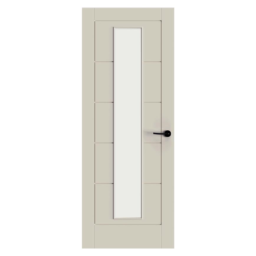 Howdens Linear Smooth Moulded Glazed Door