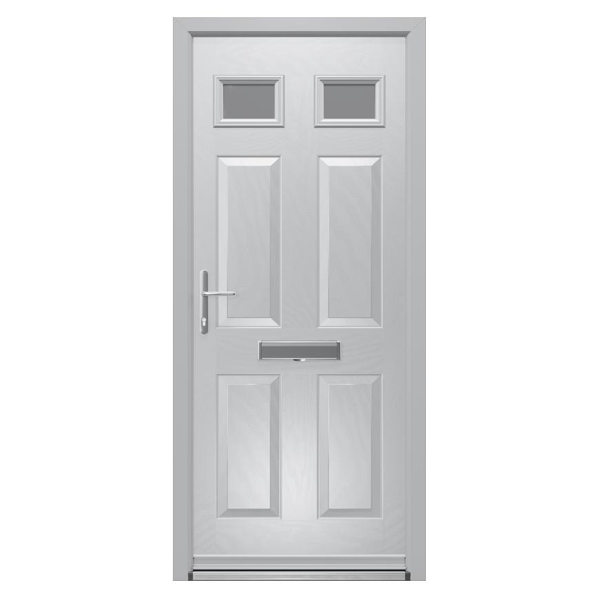 Carlton Glazed White Composite Door