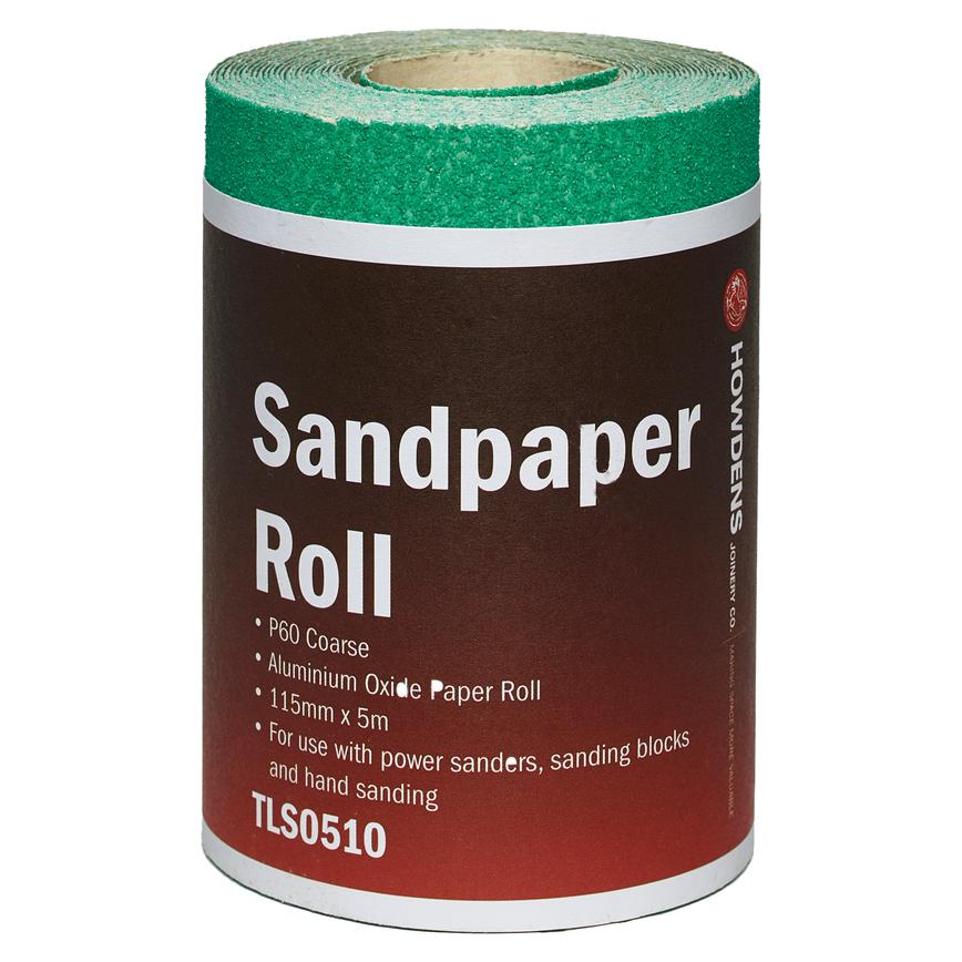 Sandpaper roll