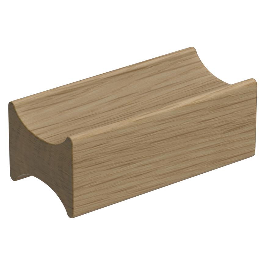 Reed Lacquered Oak Mounted Trim Bar Cupboard Handle 50mm