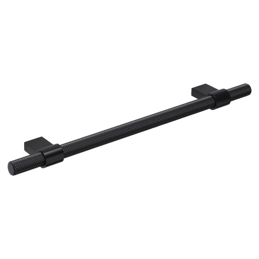 Black knurled T bar handle