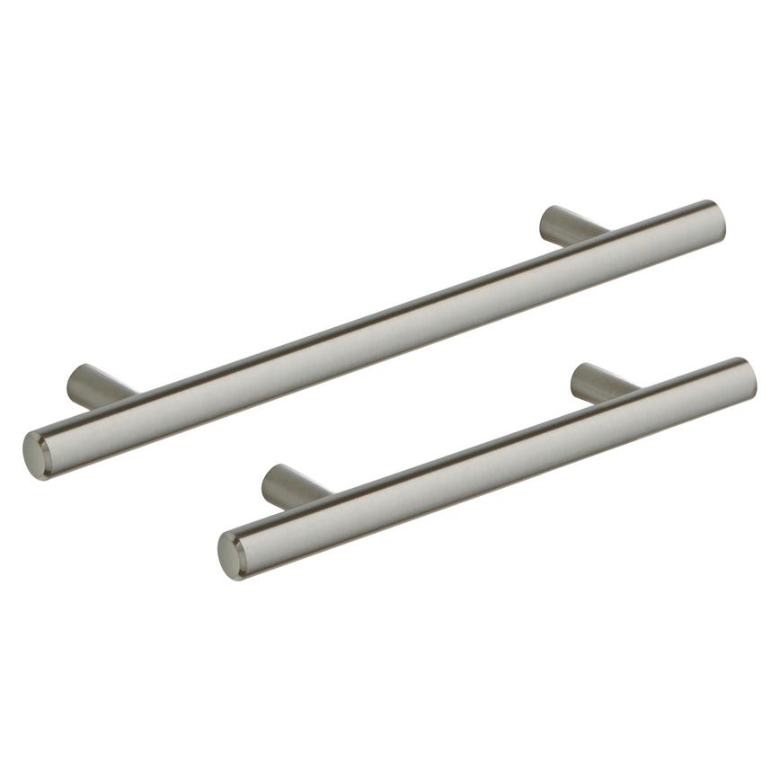 T Bar Brushed Stainless Steel Cabinet Handle Family