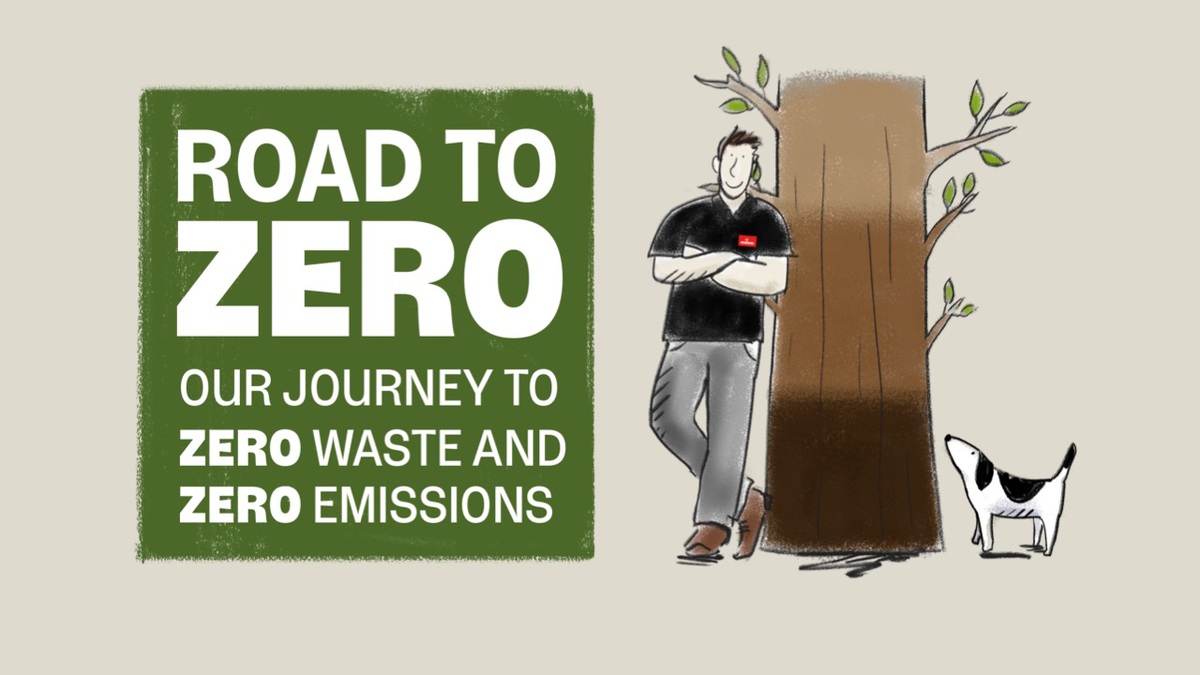 Road to zero, our journey to zero waste and zero emissions.
