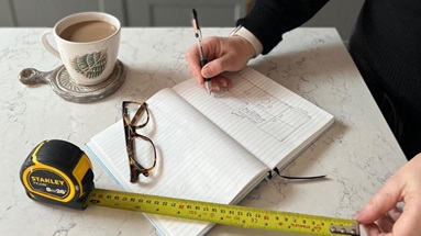 2D plan of a utility room.