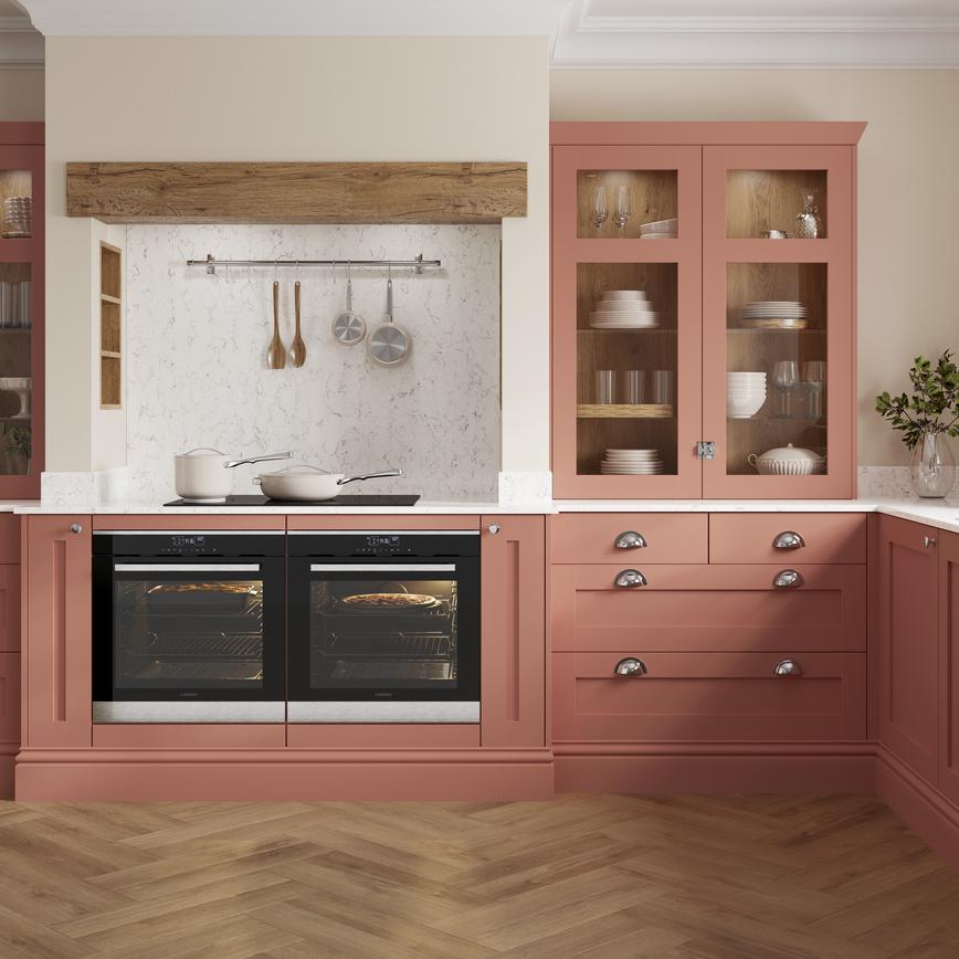 Peachy Pink Kitchen Cameo