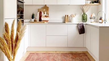 Hockley super matt white handleless kitchen makeover