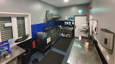 The Everett Rovers kitchen before renovation