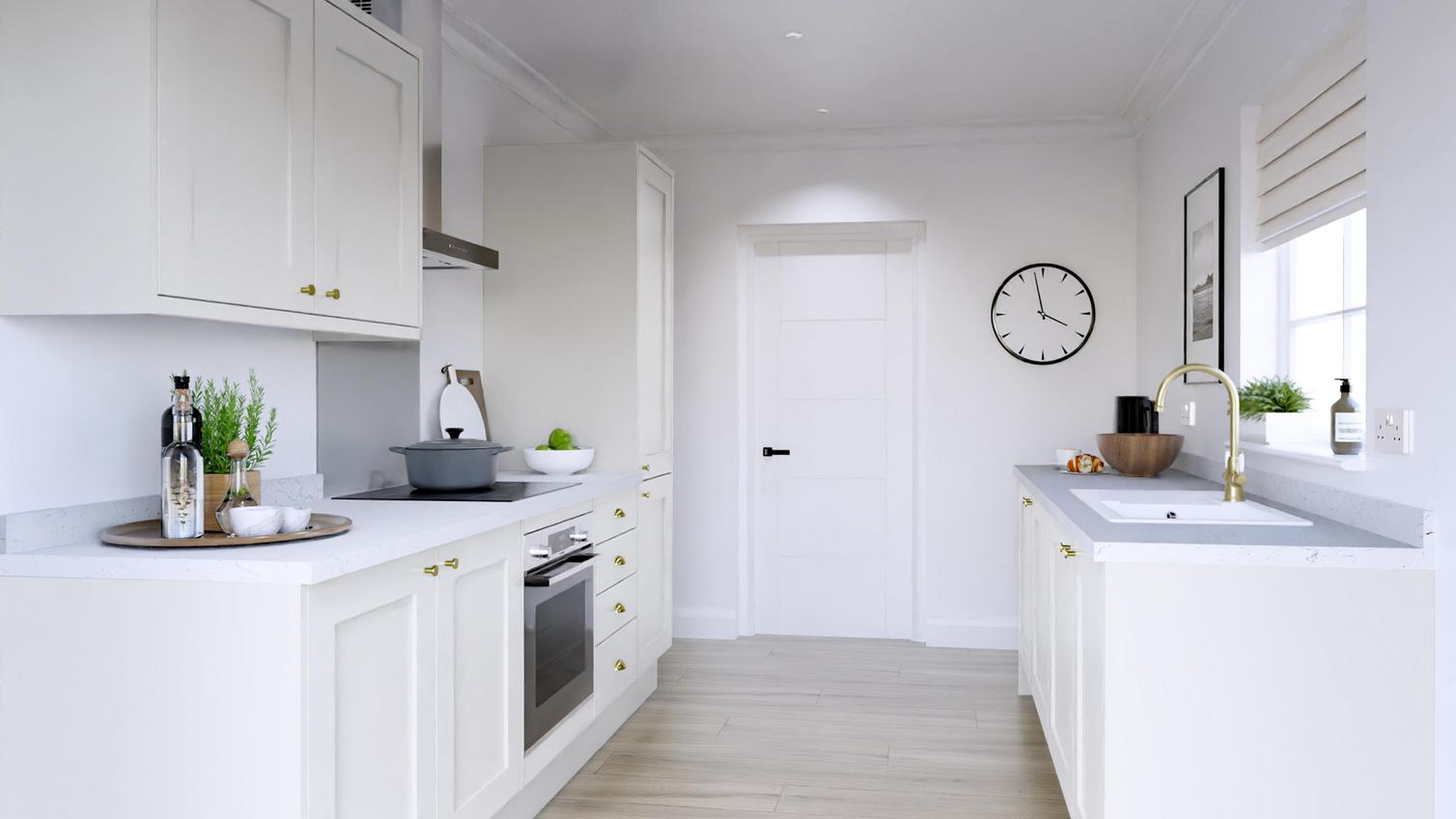 Chelford White EKES Galley Main Set Shot.