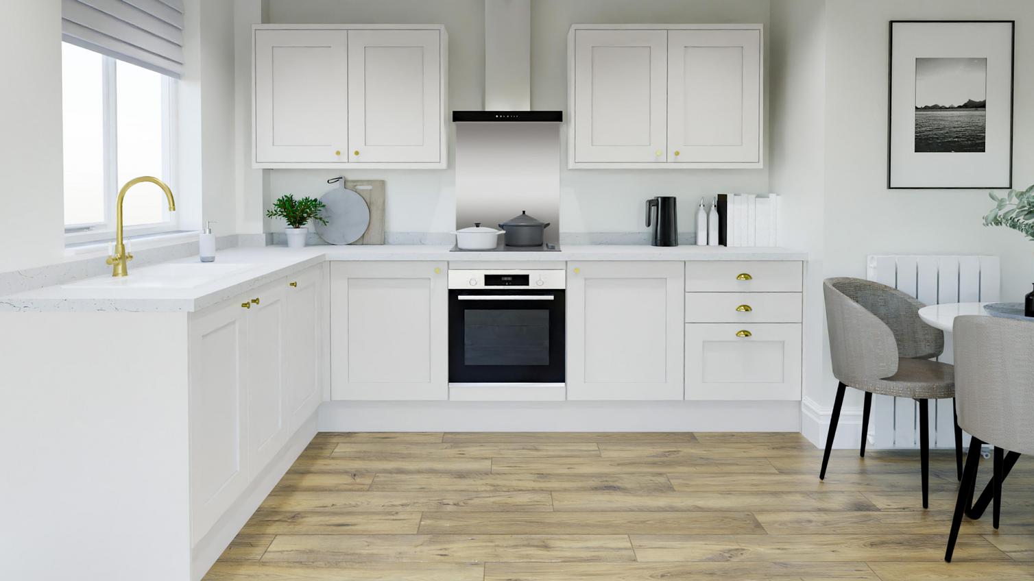 Chelford White EKES L Shape Main Set Shot.