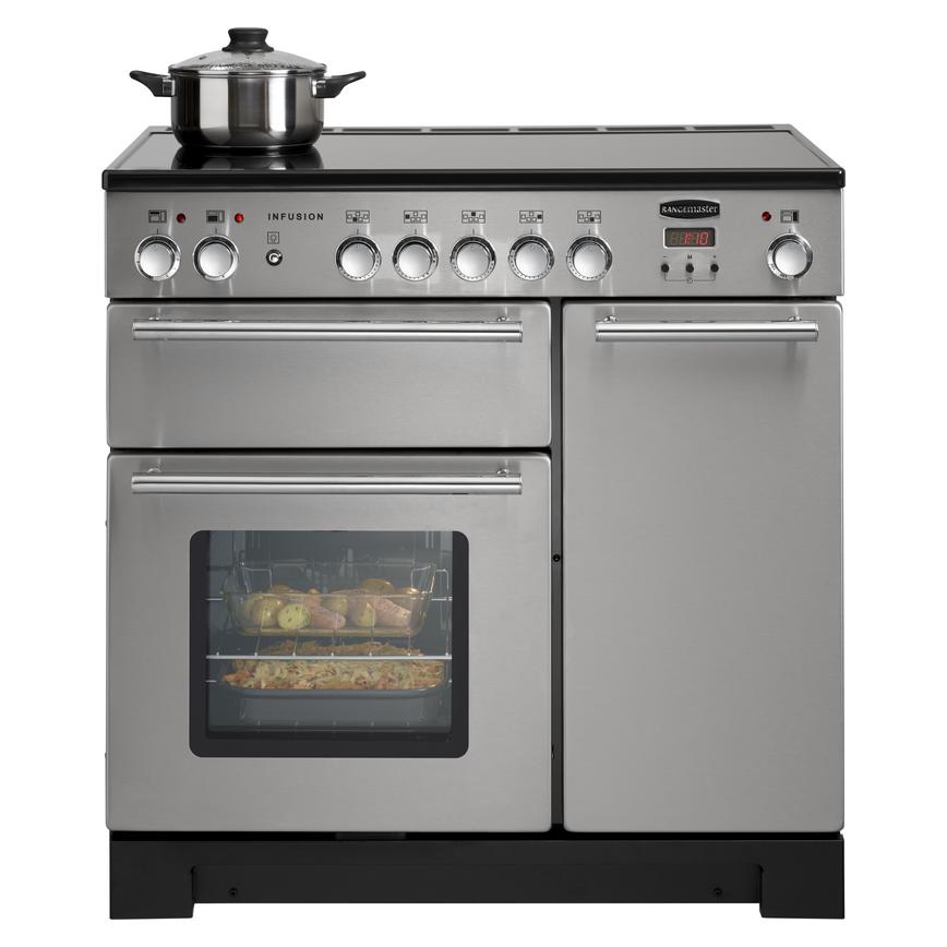 Rangemaster Infusion INF90EISS 90cm Induction Stainless Steel Range Cooker