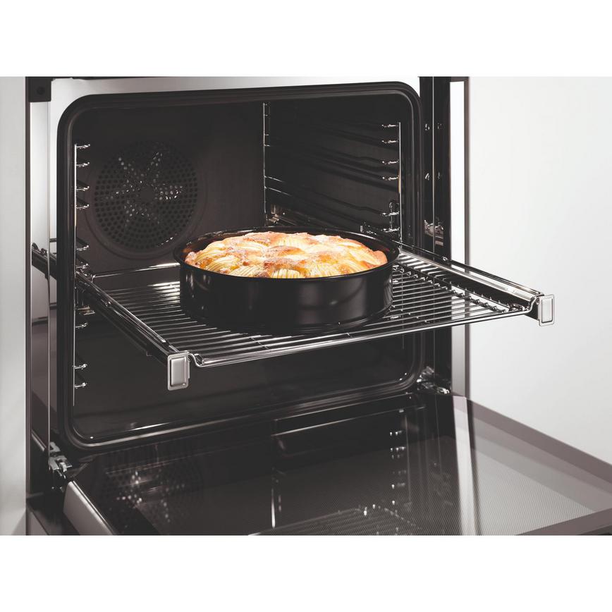 Miele H2265-1B Built In Electric 60cm Stainless Steel Single Oven Telescopic Runner