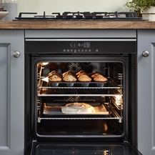 Lamona Split Cavity Oven in Elmbridge Dusk Blue