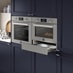 Warming Drawer Pro Series 60cm Oven Pro Series Combi MW Featuring Elmbridge Navy Kitchen