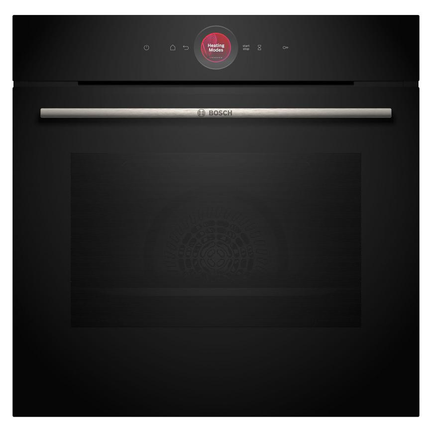 Bosch Black Single Electric Oven Series 8 Front