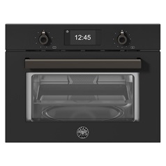 Bertazzoni Black Built In 45cm Combi Microwave
