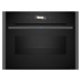 Neff N70 C24MR21G0B Built In 45cm Graphite Compact Oven with Microwave Front View