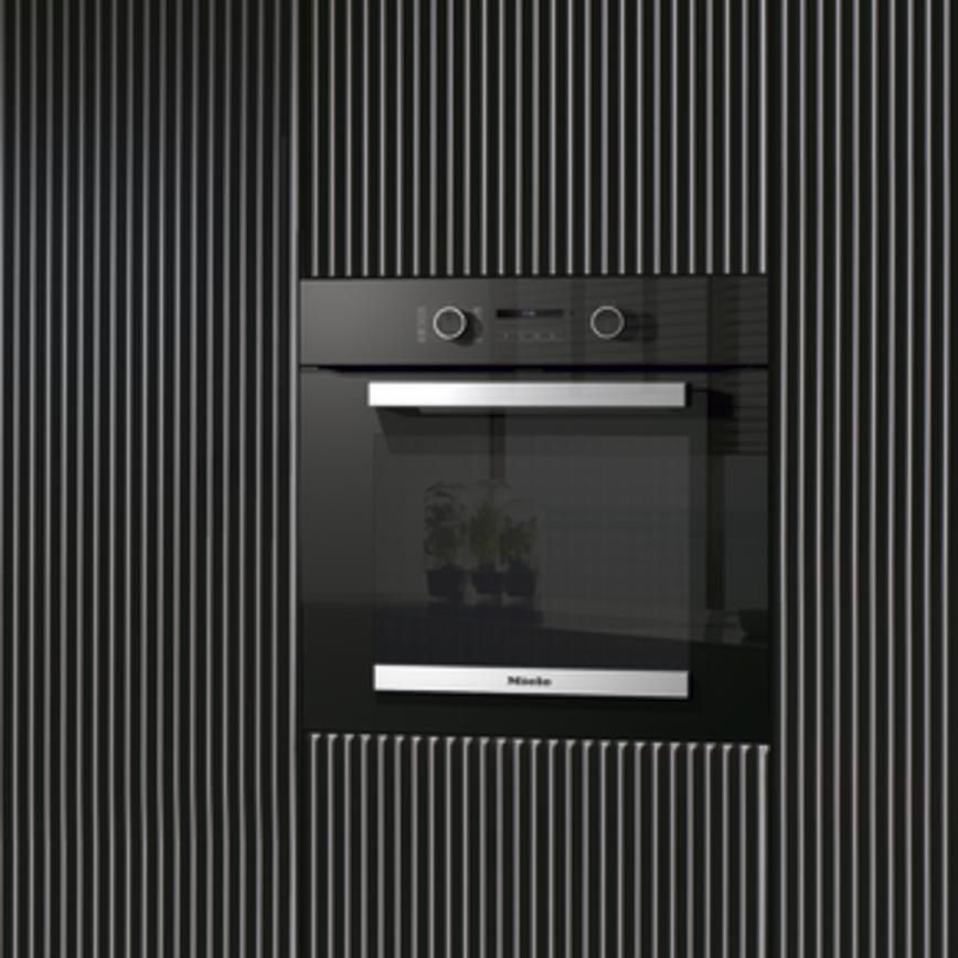 Single Multi-function Pyrolytic Oven Black Kitchen