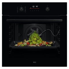 AEG Series 6000 OS6AB50AK Built In Black Single Multifunction Oven