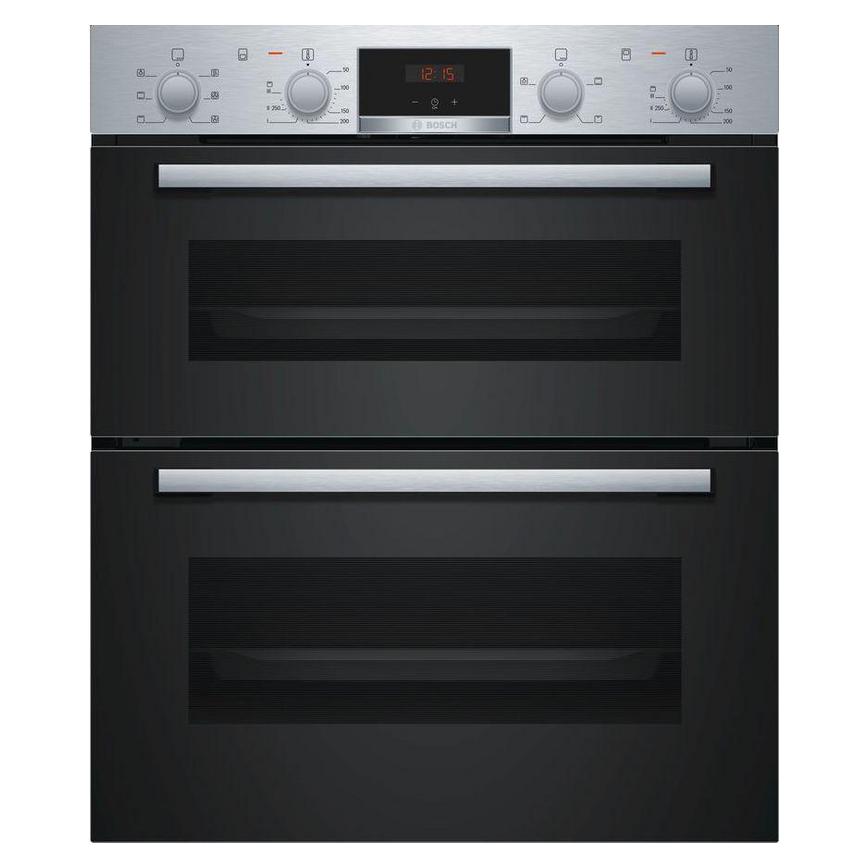Bosch NBS113BR0B Built Under Electric 60cm Stainless Steel Double Oven
