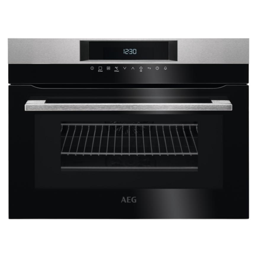 AEG KMK761000M Built In 60cm Stainless Steel Combination Microwave Oven