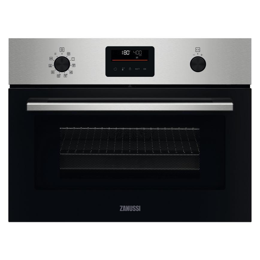 Zanussi Series 60 ZVENM6X3 Built In 46cm Black Compact Oven With Microvave
