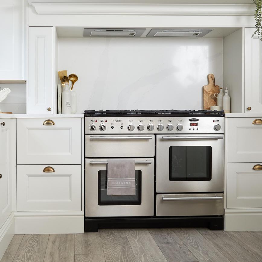 Rangemaster Infusion INF110DFFSS 110cm Dual Fuel Stainless Steel Range