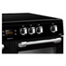 Leisure CK100C210K 100cm Electric Black Range Cooker Hob and control knobs