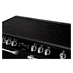 Leisure CK100C210K 100cm Electric Black Range Cooker Hobs and control zones