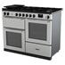 Rangemaster Infusion INFO110DFSTST/CM1 Freestanding Dual Fuel Fan 110cm Stainless Steel Range Cooker Side