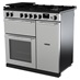 90cm Dual Fuel Stainless Steel Range Cooker Side View