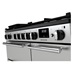 Rangemaster 90cm Dual Fuel Stainless Steel Range Cooker Control Panel