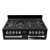 Leisure 100cm Cookmaster Dual Fuel Black Burner