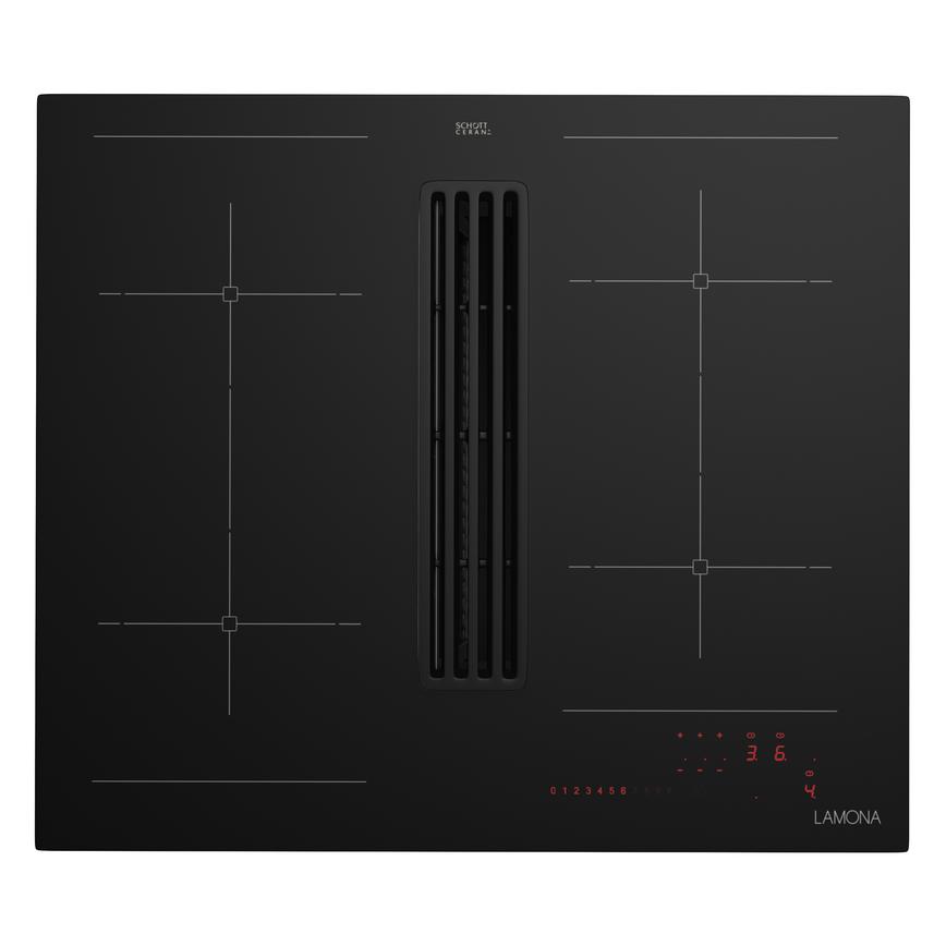 Lamona 60cm Hob with Integrated Extractor