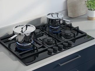 LAM1551 Lamona 5 Burner Gas on Glass Hob Cameo 1