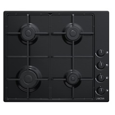 Lamona Black 4 Burner Gas Hob