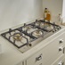 Bertazzoni 90cm 4 Zone Hob With Wok Burner Angled View in Kitchen Set