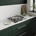 Bosch Series 660cm SS Gas Hob in Chelford Fir Green