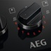 AEG Series 8000 HKB95450NB 90cm Black Gas Hob Control Panels
