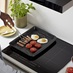 Lamona Bridging Induction Hob on Hockley Textures Dark Stone Handleless