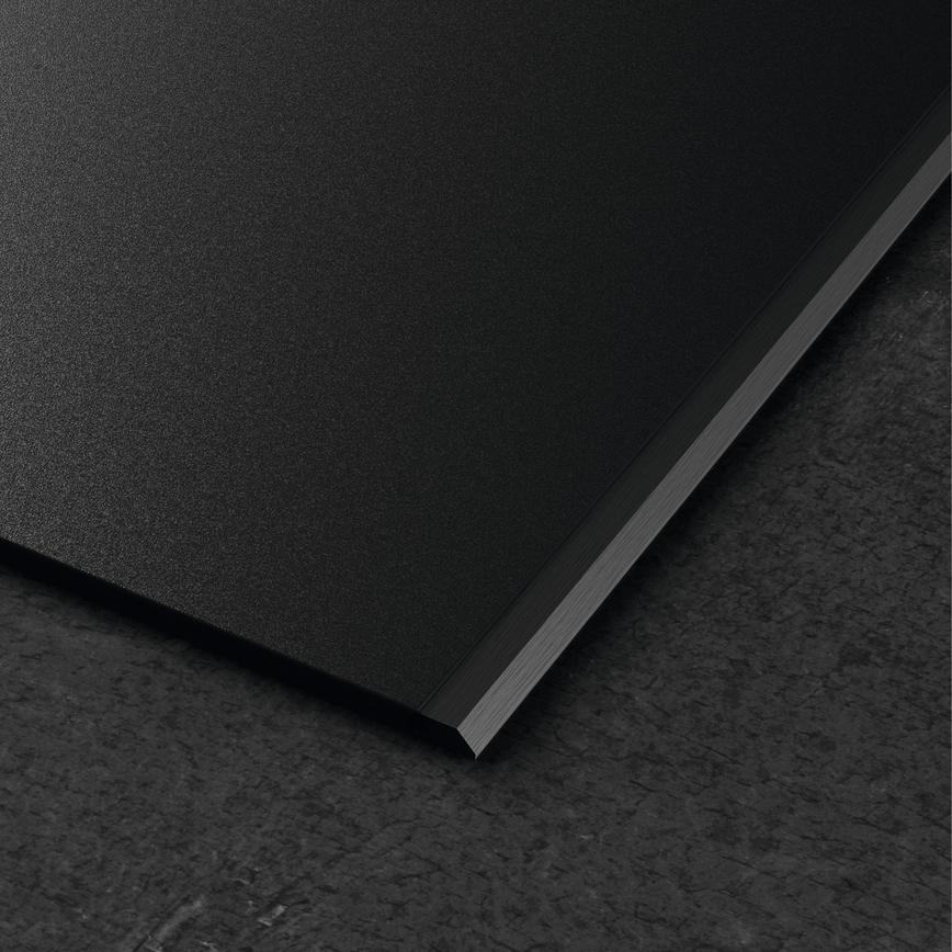 AEG 80cm Matt Black Induction Hob Corner